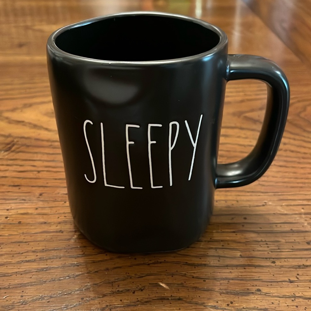 Rae Dunn black‎ SLEEPY mug